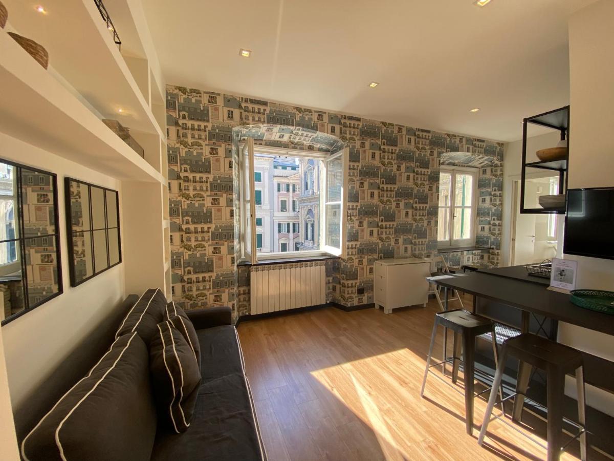 New Apartament In Front Of Genoa Cathedral Bagian luar foto